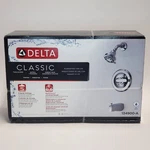 New Delta Classic Tub And Shower Kit Chrome 5-SPRAY With Valve 134900-A. Fixed Price $47.98.