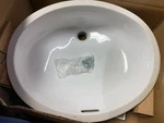 Toto LT587#01 19" Undermount Bathroom Sink With Overflow - Cotton. Fixed Price $92.40.