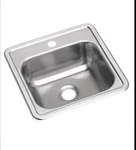 Elkay D115151 Dayton Stainless Steel Single Bowl Drop-in Bar Sink. Fixed Price $64.50.