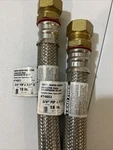 Watts Stainless Steel Water Heater Connector FLEXIBLE3/4 18 Fip 7/8 New. Fixed Price $13.00.
