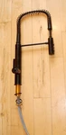 Kohler Purist Commercial Kitchen Faucet Matte Black 24982-BL (gently Used). Fixed Price $325.00.