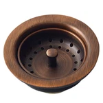 Kitchen Strainer Drain 3.5 In. Post Styled Basket Antique Copper Sinkology. Fixed Price $30.72.