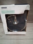 Kohler Devonshire Towel Ring 10557-CP Polished Chrome New Box. Fixed Price $22.00.