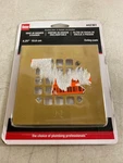 Oatey 42361 Universal 4-1/4 In. Snap-tite Square Shower Strainer Brushed Gold. Fixed Price $13.58.