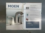 Moen 84506SRN Lindor Two-handle Centerset Bathroom Faucet-brushed Nickel New. Fixed Price $74.50.