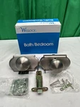 Weslock 01710SL20 Impresa Privacy Dummy Door Knob Premiere Rose - Satin Nickel. Fixed Price $21.99.