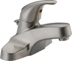 Peerless Centerset Brushed Nickel Bathroom Sink Faucet Single Handle P136LF-BN. Fixed Price $49.99.