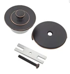 Everbilt Lift And Turn Bath Drain Remodel Kit Overflow Plate Oil Rubbed Bronze. Fixed Price $17.99.