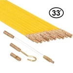 33' Fiberglass Electrical Wire Coaxial Cable Running Rods Kit Fish Tape Pulling. Fixed Price $47.45.