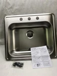 Elkay 3-HOLE Sink GE125223. Fixed Price $156.20.