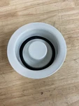 Signature Hardware SH162WH 3-1/2" Brass Disposal Flange & Stopper White. Fixed Price $24.74.