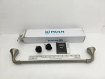 (1) New Moen Eva 18" Towel Bar Brushed Nickel YB2818BN (COSMETIC-2). Fixed Price $27.90.