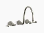 Kohler T16107-4A-BN Revival Wall Mount Faucet Trim Only, Brushed Nickel. Fixed Price $699.00.