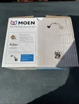 Moen Adler Single-handle 1-SPRAY Tub Shower Faucet Chrome L82694. Fixed Price $42.97.