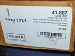 Gerber 41-807 Bath Tub Drain Pop Up, New. Fixed Price $120.00.