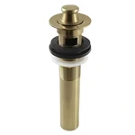 Fauceture 17-GAUGE Lift And Turn Bathroom Sink Drain Brushed Brass With Overf. Fixed Price $65.86.