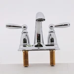 Moen M66610 Brantford 4" Centerset Bathroom Sink Faucet Chrome. Fixed Price $124.99.
