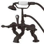 Kingston Brass Vintage Adjustable 3-3/8" 10" Center Deck Mount Clawfoot Tub Fi. Fixed Price $896.97.