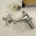 Vintage Liberty Brass Faucets #SF-52 Chrome Basin W/ Cross Handle Nos. Fixed Price $24.95.