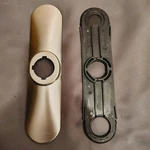 Genuine Moen 143154 Faucet Deckplate Escutcheon & Gasket - Spot Resist Stainless. Fixed Price $19.91.