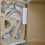 New Open Box Moen TS963BN Icon 2 Handle Roman Tub Lever Trim Brushed Nickel. Fixed Price $125.00.
