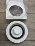 Signature Hardware SH162WH 3-1/2" Brass Disposal Flange & Stopper Read. Fixed Price $17.99.