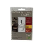 Lutron Fan Control & Switch 3 Speeds On/off White Sfsq-lfh-wh New. Fixed Price $11.59.