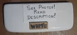 White I8.75 X 8.25 Crane 3-222 3-35-001 4-35-001 3-652 9-652 Toilet Tank Lid. Fixed Price $48.00.