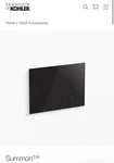 New! Kohler K-78041-7 Summon Dual-flush Touchless Actuator Plate. Fixed Price $250.00.