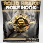 Vtg Melard Solid Polished Brass Hook 2 Prong Towel Robe Bathroom New Sealed Box. Fixed Price $19.78.