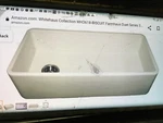 Whitehaus Farmhaus Fireclay Duet Series Reversibl Sink W/smooth Front APRON36X18. Fixed Price $1000.00.