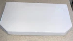 White Crane 3-20-002 Toilet Tank Lid 3-615 Underside Is 19-3/8" X 10-11/16". Fixed Price $115.00.