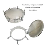 450MM Stainless Pressure Circular Manhole Cover Tank Round Manway 212 Works. Fixed Price $175.77.