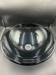 Vigo VG07042 Black 16-1/2" Glass Bathroom Vessel Sink. Fixed Price $79.99.