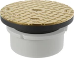 Proflo PF42928 6" Brass Cover With 4" Abs Adjustable Cleanout. Fixed Price $55.85.