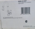 Delta 9990-CZ-DST Broderick Pull Down Bar & Prep Sink Faucet, Champagne Bronze. Fixed Price $590.00.