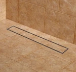 36" Cohen Linear Tile-in Shower Drain W/ Flange Brushed Stainless Steel. Fixed Price $166.00.