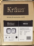 Kraus 32" Undermount Ss Sink,commercial Style Faucet & Soap Dispenser,chrome. Fixed Price $379.95.