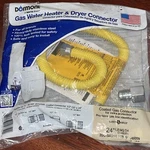 Dormont 20C-S0314-24B 24" Gas Dryer & Water Heater Coated Connector New. Fixed Price $19.95.