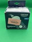 Grohe 26044001 New Tempesta 100 Iv Round Shower Head Chrome 4-SPRAY 1.75 Gpm. Fixed Price $14.94.