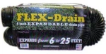 Flexible Expandable Drain Pipe, Solid Black Polyethylene, 4 In. 25 Ft. - 51110. Fixed Price $49.95.