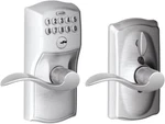 Schlage FE595 626 Camelot Keypad Entry With Flex-lock And Accent Levers,. Fixed Price $65.00.