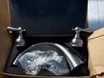 Delta T2783-SS Roman Tub Faucet Stainless Steel W/H615SS Handles. Fixed Price $199.00.