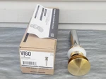 Vigo VG16002MG Gold 1-3/4" Pop-up Drain Assembly With Overflow New. Fixed Price $22.79.