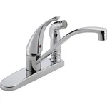 Peerless P188400LF Kitchen Faucet 3/8" Handle 1.80 Gpm Side Sprayer. Fixed Price $184.06.