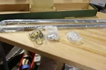 Huntington Brass S460-01, Shower Arm. Color Silver. Fixed Price $99.99.