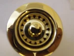 Mountain Plumbing MT700/PVD 2-1/2" Deluxe Stemball Bar Sink Strainer Brass. Fixed Price $50.00.