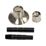 Danco Brushed Nickel Universal Adjustable Flange & Nipple #10313. Fixed Price $13.09.