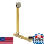 Kingston Brass DTT2168 Tip-toe Tub Waste And Overflow Drain 20 Gauge Brushed. Fixed Price $145.30.