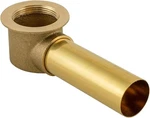 Bath Waste And Overflow Shoe, 1-1/2 Inch Tubular Outlet, Brass Coarse Thread. Fixed Price $22.44.